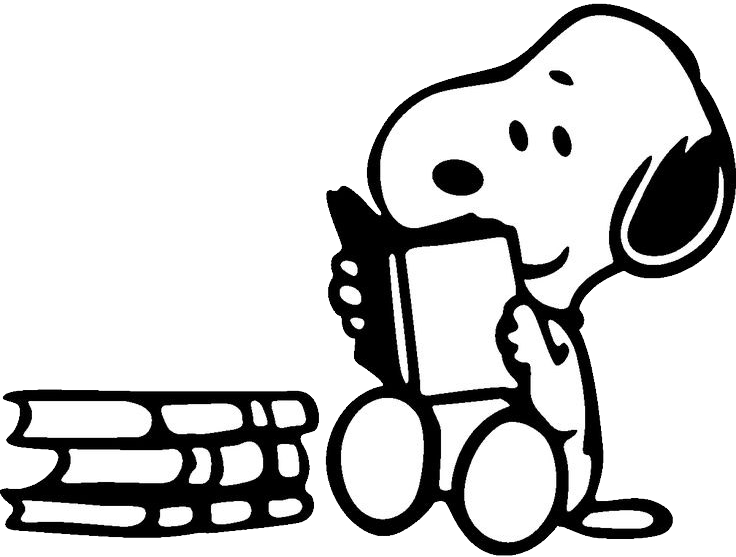 reading snoopy